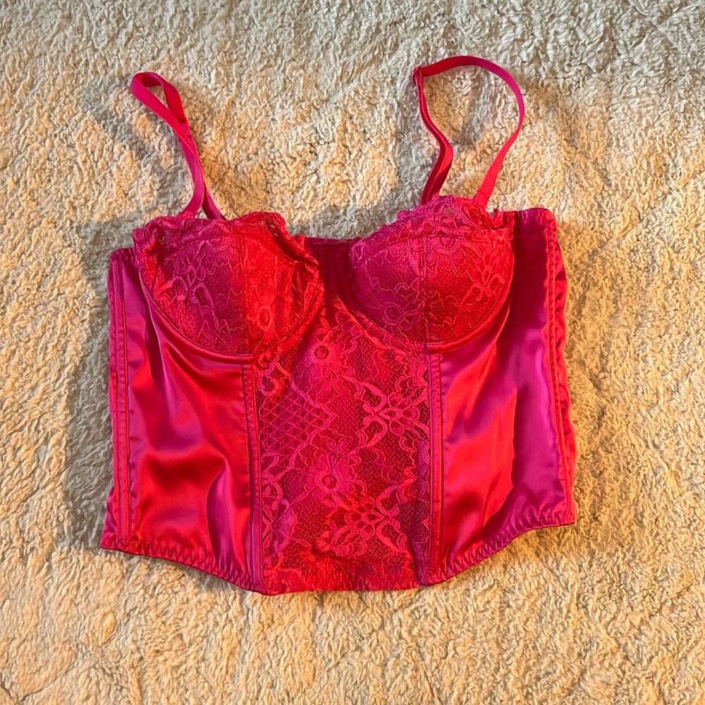 Hot Pink Corset Top